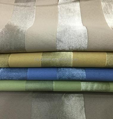 China 100% Blackout Polyester 3cm Stripe Blackout Fabric For Home And Hotel / Blackout Fabric Manufacturer for sale