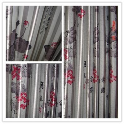 China Traditional blackout stripe blackout fabric yoniner bedroom room curtain fabric beautiful; hot sale 3cm strip printing curtain for sale