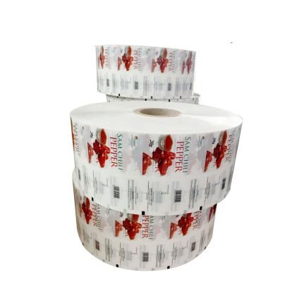 China Custom Food Packaging Laminate Snack Barrier Printing Film Plastic Roll Film for sale