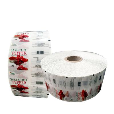 China Barrier OEM Food Grade Laminating Packaging Fillm Printed Plastic Roll Film for sale