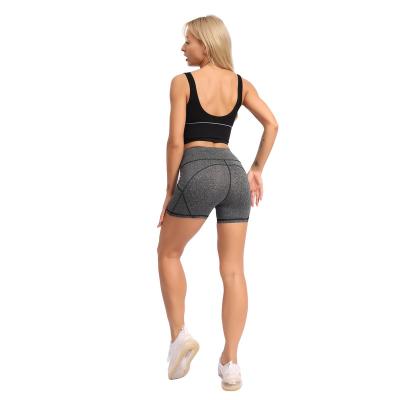 China Direct sales of the breathable factory of gaiters yoga of the right of physical form of yoga short-circuits the pants of women for sale