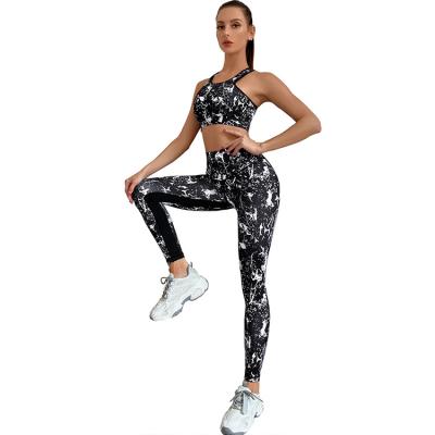 China Eco-Friendly Professional Design Yoga Shorts Set Active Wear Leggings Activewear Girls Fitness Sport Logo Yoga Clothes Crac! crack! for sale