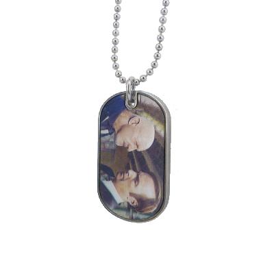 China China Custom Zinc Alloy Military Personalize Dog Tags for sale