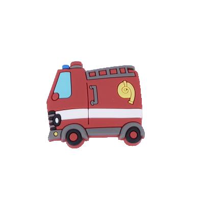 China Transport Tool Newest Cartoon Cute Car Logo Soft PVC Rubber Fridge Magnets Wholesale For Kids Gifts for sale