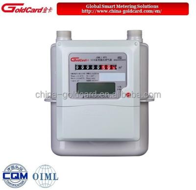 China IC Diaphragm Board Prepaid Gas Meter JGD1.6S-ML ~JGD4S-ML for sale