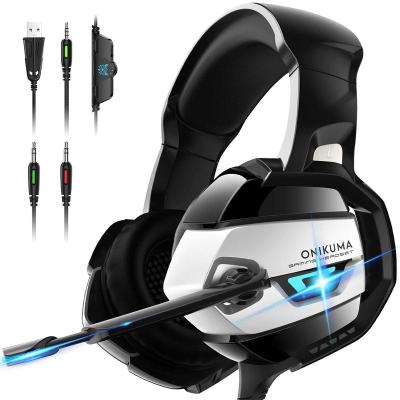 China ONIKUMA K5 Auriculares Best Earphone Gaming Headset Earbuds Stereo Gamer With Microphone Mic Led Light For Xbox One for sale