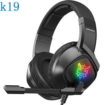 China Onikuma USB Gaming Earphones k19 3.5mm Cable Gaming Earphone with Microphone PC Gaming Headset and Earphones for sale