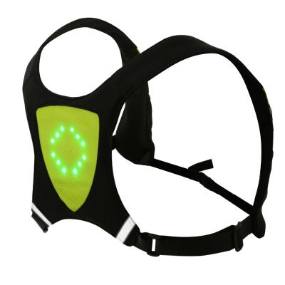 China Water proof reflective running bike e-scooter vest led safety vest chaleco reflectante kids safety bike running jackets for sale