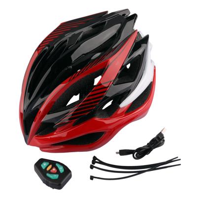 China LED Turn Light Bike Motorcycle Cycling Smart Safety Helmet LED Turn Light Helmet ABS Safety Helmet With LED for sale