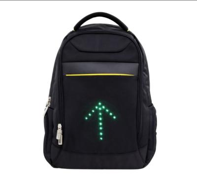 China New Waterproof Remote Control Safety Led Security Signal Backpack Lightweight Laptop Computer Recycling Backpack for sale