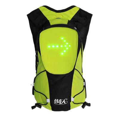 China With USB LED Flashing Light Reflective Backpack/Outdoor Business/Travel/Laptop/School Sport Bag For Safety Night Recycling/Running/Walki for sale