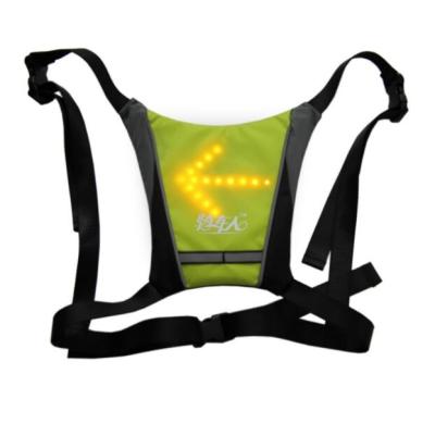 China Hot Sales Waterproof Nylon Flashing LED Cycling Working Reflective Vest for sale