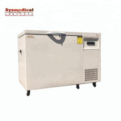 China Ultra Low Temperature Chest Freezer SYSMEDPALACE DW80-W422 -80 Temperature Lab And Hospital Ultra Low Temperature Freezer To Preserve Ocean Products For Sale for sale