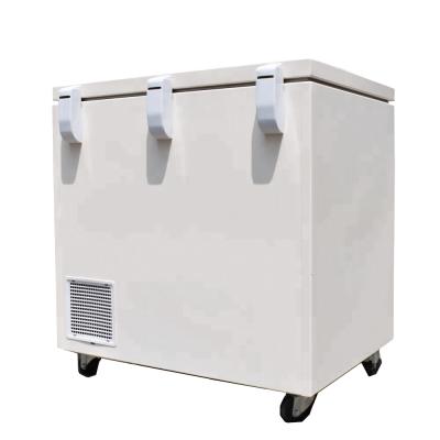 China Dual-temperature featured mechanical cryogenic storage chest freezers for sale