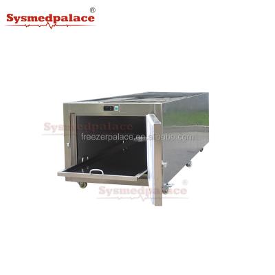 China European style SYSMEDPALACE corpse room mortuary freezer for 1 corpse freezer hospital refrigerator mortuary wholesale for sale