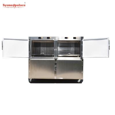 China Single-temperature SUS 304 Material 4 Drawers Corpse Corpse Freezer Mortuary Refrigerator Price for sale