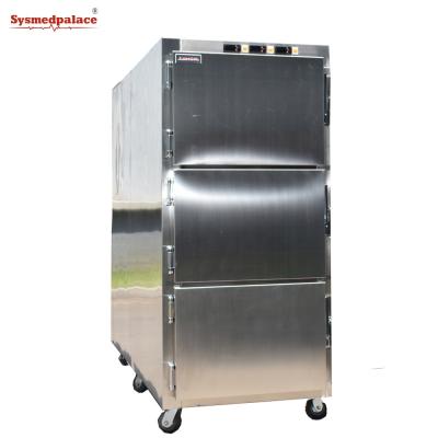 China High Quality Arab Mortuary Human Body Mortuary Freezer Room Freezer Body Style 3 Corpse Mortuary Cabinet for sale