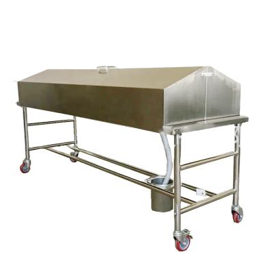 China European style Sysmedpalace coffin transport mortuary trolley with cover for morgue equipment factory price for sale