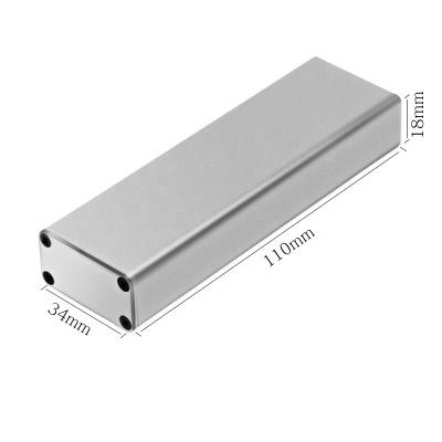 China Install PCB Control Case Junction Box Metal Enclosure Extruded Aluminum Alloy Box for sale