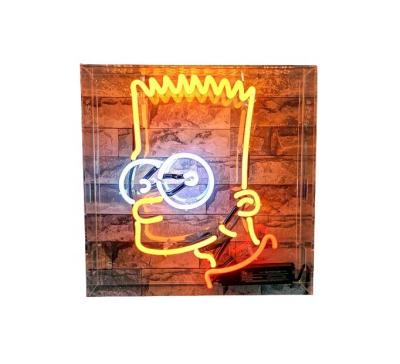 China Residential Acrylic Box Neon Sign Light For Cartoon Characters for sale