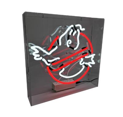 China Residential Acrylic Box Neon Sign Light for sale