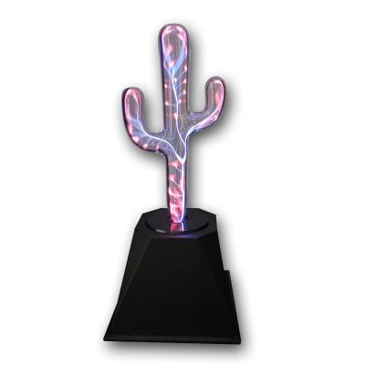 China Wholesale Gift Residential High Quality Desk Light Plasma Cactus Lamp for sale