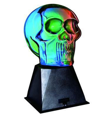 China Hotel Halloween Decoration Fantasy Skull Plasma Glass Lamp for sale