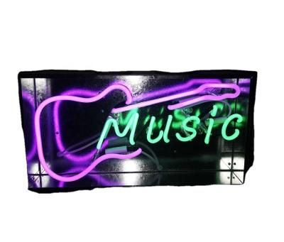 China Hotel Restaurant Advertising Iron Box Neon Sign Neon Light for sale