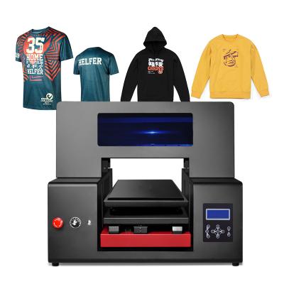 China Hotels DTF DTG printer direct to garment pet film printer T-shirt printing machine automatic digital dtf printer for clothes for sale