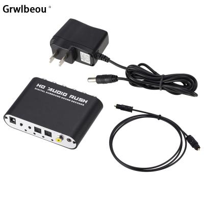 China SPDIF / Coaxial To 5.1 Digital Analog Audio Decoder Sound Converter G63600 Optical Speed for sale