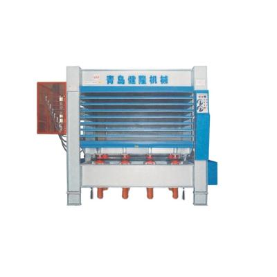 China 2020 New Hotels CE Certification Wood Making Customizable Easy To Use 100 Ton PLC Hydraulic Screen Hot Press Machine For Door for sale