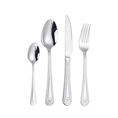 China Sustainable Home Hotel Restaurant Use Stainless Steel Cutlery Flatware Set for sale