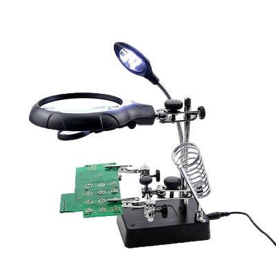 China Wholesale 10x Maintenance Table Lamp Glass Micro Welding Magnifier for sale