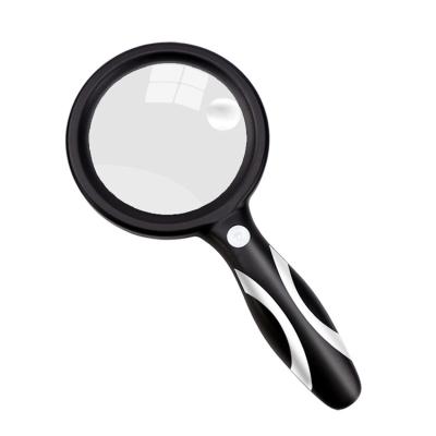 China Reading Newspaper Promotion Price Rechargeable Magnifying Glass with LED Light for sale