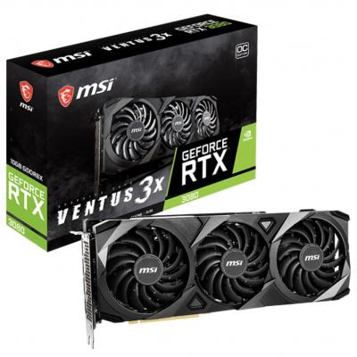 China GeForce RTX 3080 VENTU 3X 10G OC Desktop Gaming Graphics Card with 10GB GDDR6X Memory Support OC RTX 3080 Video Card No LHR for sale