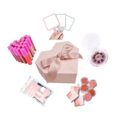 China Face beauty valentine makeup private label makeup set DIY your valentines day gift makeup gift sets for sale