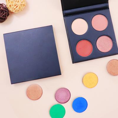 China Durable Eyeshadow Manufacturers Supply 4 Colors Eyeshadow Palette Newbie Waterproof Eyeshadow for sale