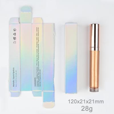 China Waterproof Glitter Shinny Lip Gloss Long Lasting Metal Liquid Lipstick 10 Color Metal Shimmer Lip Gloss for sale