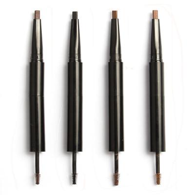 China Waterproof 3 in 1 Waterproof Eyebrow Pencil 4 Colors Multifunctional Eyebrow Pencil Private Label for sale