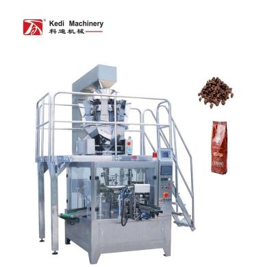 China CLOTHING Rack Up Bag Filling Sealing Machine For Coffee Packaging Machinery for sale