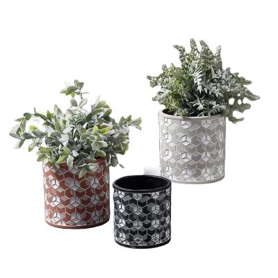 China Wholesale Modern CLASSIC Plant Cement Flower Potted Plant Stand With Hole Flower Pot for sale