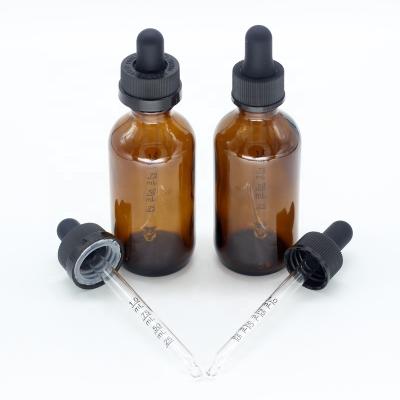 China Clear Amber Glass Bottle Medical Amber Glass Bottle 30ml 60ml Personal Care Essential Oil Serum Eliquid Dropper Bottle Pharma for sale