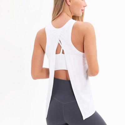 China Best Price Breathable Tank Crop Top Fitness Bodybuild Woman Yoga Top Sport T-Shirt for sale