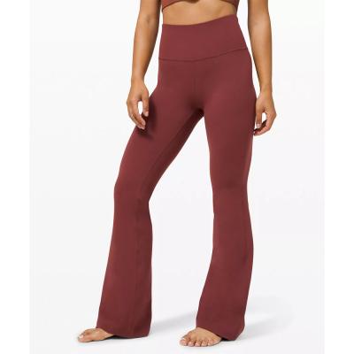 China Breathable Slim Wide Leg Yoga Pants Women Slim Stretch Pants Ladies Flare Pants for sale