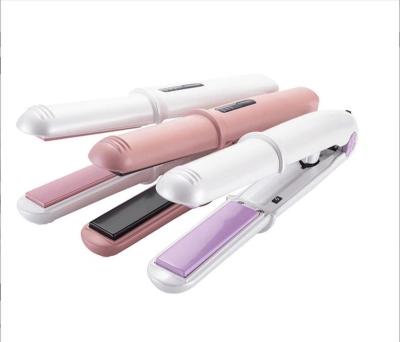 China Multifunctional Hair Curler Mini Portable Ceramic Wet Rechargeable Cordless Hair Straightener and Dry Hair Curler for sale