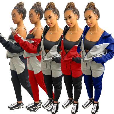 China Winter Thick Material Anti-pilling Women Anti-pilling Sets Cotton Jogger Suit Tracksuit Trial Sports Thicken 2pc Sets Sweaters Hoodies Sweatshirts for sale