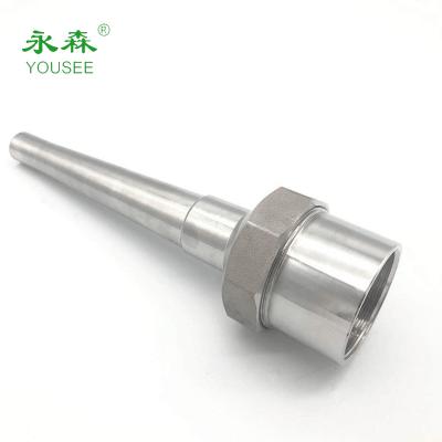 China DN40 Factory Direct Sale Modern Distinctive Stainless Steel Fountain Nozzles for sale