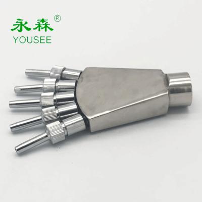 China Modern Stainless Steel Phoenix Tail Shape Finger Jets For Fountain 1