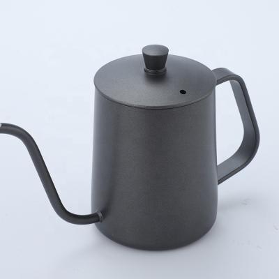 China WITH LID Ear Coffee Hand Hanging Pot With Fine Mouth Phin Stainless Steel Ear Hanging Filter With Long Spout Kettle With Lid for sale