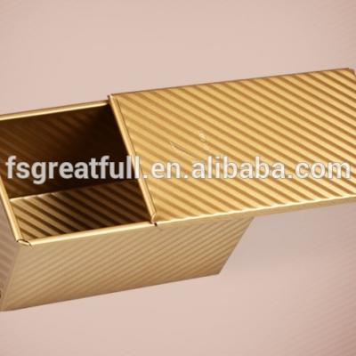 China Durable Aluminum Alloy Anodized Crinkle Corrugated Bread Baking Pan for sale